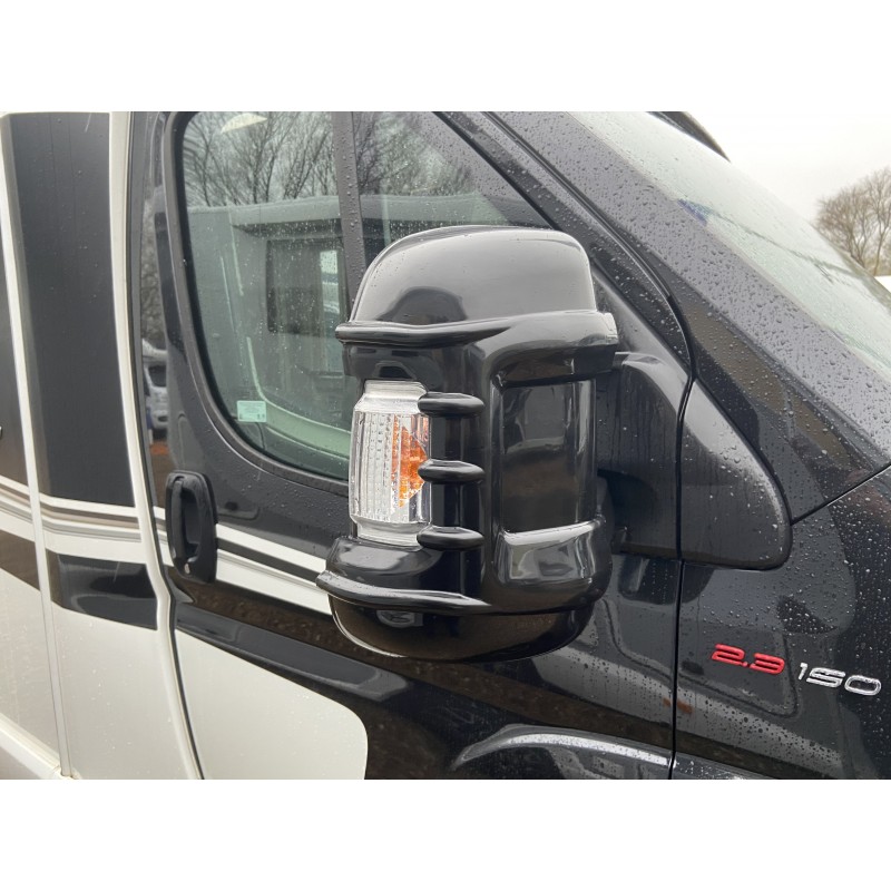 Coque protection rétroviseur bras long Ducato noir jusqu'à 2024 x2 - M4657