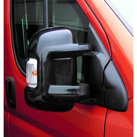 Coque protection rétroviseur bras court Ducato noir jusqu'à 2025 x2 - M4725
