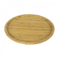 Assiette de service - bambou - Ø33 cm - 2 pièces