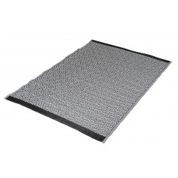 Tapis Kingston - noir et blanc - 120x180cm