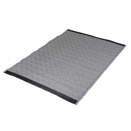 Tapis Kingston - noir et blanc - 120x180cm
