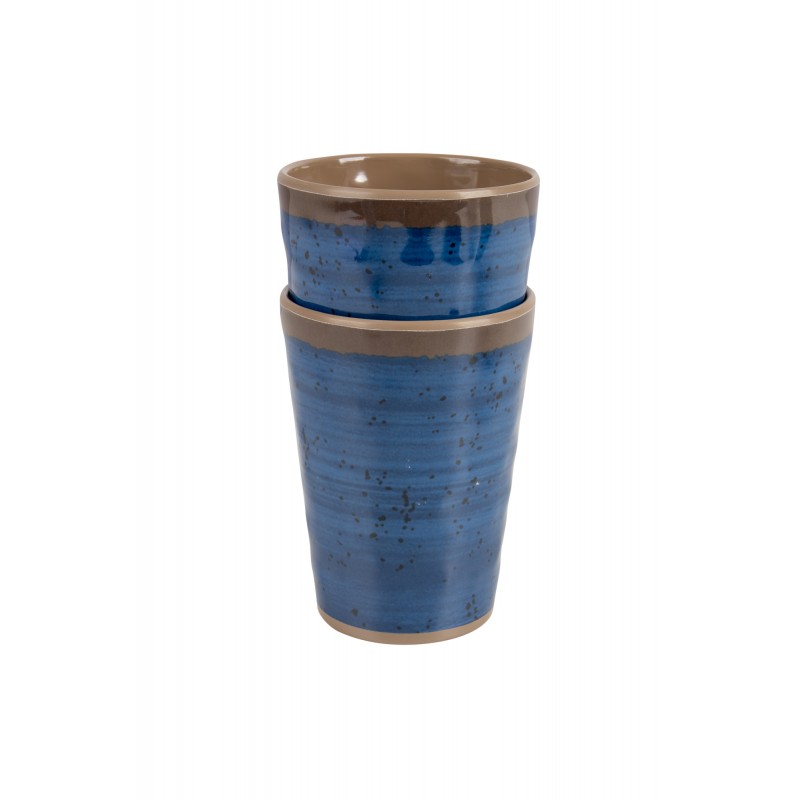 Verres à eau Halo en mélamine – Set de 4 gobelets Ø8,5 cm incassables et légers
