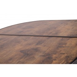 TABLE WOODBINE - OVALE PLIANTE - 150 x 80 CM