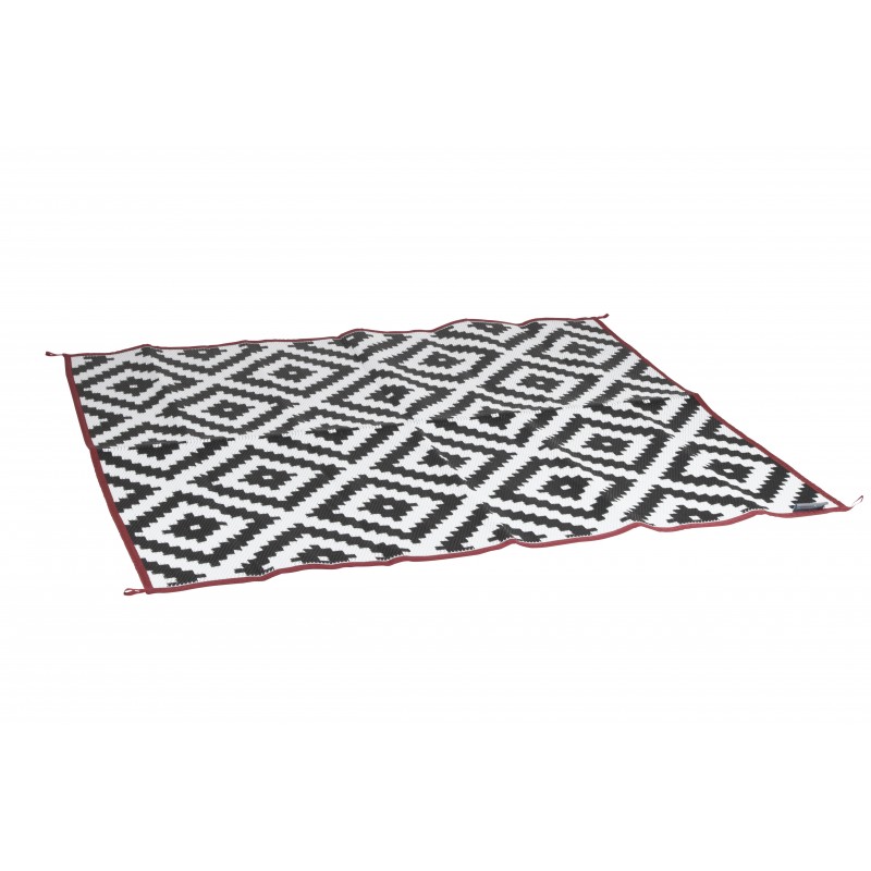 Tapis Lewisham - noir et blanc - 180x200cm Tapis Lewisham - noir et blanc - 180x200cm