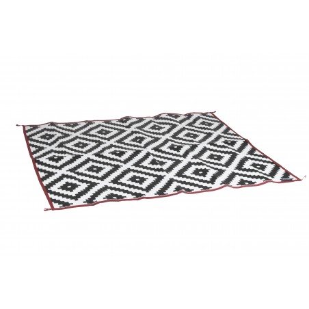 Tapis Lewisham - noir et blanc - 180x200cm