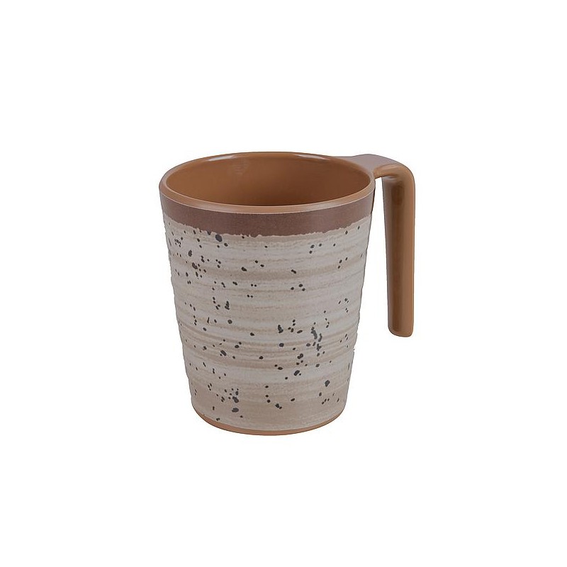 Mugs Halo - Mélamine - beige - Ø8.5cm - 4 pièces Mugs Halo - Mélamine - beige - Ø8.5cm - 4 pièces