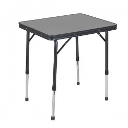 TABLE RECTANGULAIRE GRIS PEINTE 65x53 cm