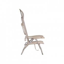 Fauteuil de plage avec appuie-tête Crespo - Compact