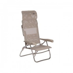 Fauteuil de plage avec appuie-tête Crespo - Compact