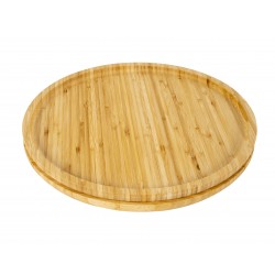 Assiette de service - bambou - Ø33 cm - 2 pièces
