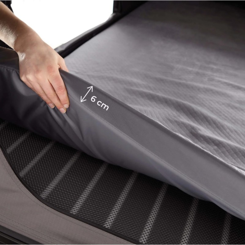 Voile D'ombrage Vickywood Pour Tente De Toit – Cumaru Light 152 – Noir/Marron