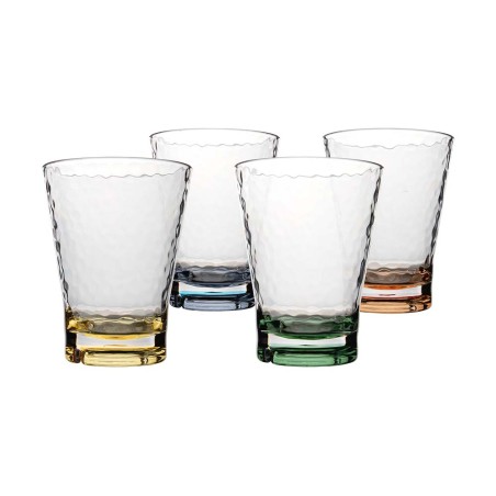 Verres à Eau Pastel Arbois - 350 ml | Lot de 4 Verres Colorés Résistants