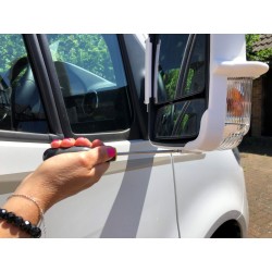 Coque protection rétroviseur Sprinter Noir x2 - M7054