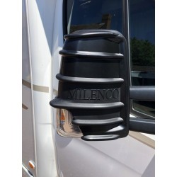 Coque protection rétroviseur Sprinter Noir x2 - M7054