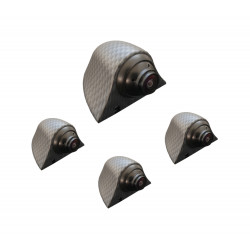 4 Caméras HD 360° Coques carbones - OD360CAMV5C