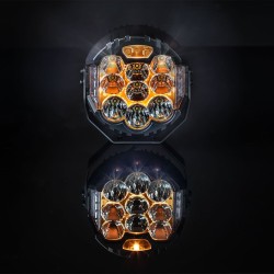 PHARE LED RAVE-X 7" VEILLE ORANGE