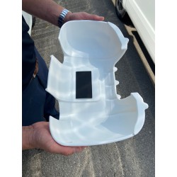 Coque protection rétroviseur bras long Ducato blanc jusqu'à 2024 x 2 - M4268