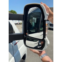 Coque protection rétroviseur bras long Ducato blanc jusqu'à 2024 x 2 - M4268