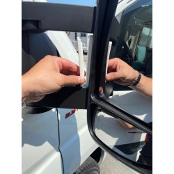 Coque protection rétroviseur bras long Ducato blanc jusqu'à 2024 x 2 - M4268