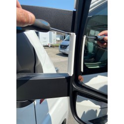 Coque protection rétroviseur bras long Ducato blanc jusqu'à 2024 x 2 - M4268