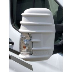 Coques Protection Rétroviseur Transit Blanc x2 – Montage Facile & Protection Anti-Chocs