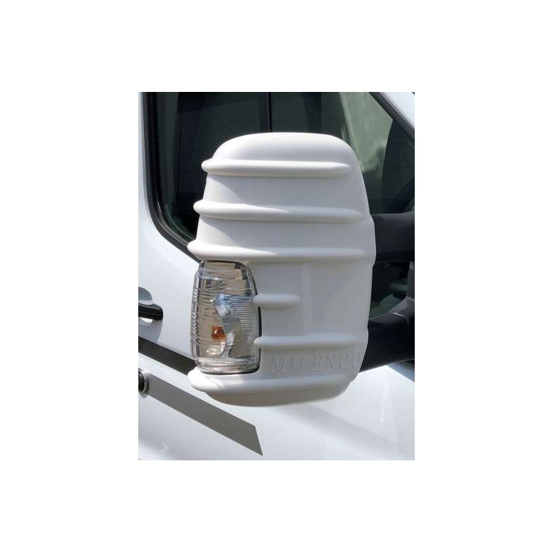 Coques Protection Rétroviseur Transit Blanc x2 – Montage Facile & Protection Anti-Chocs