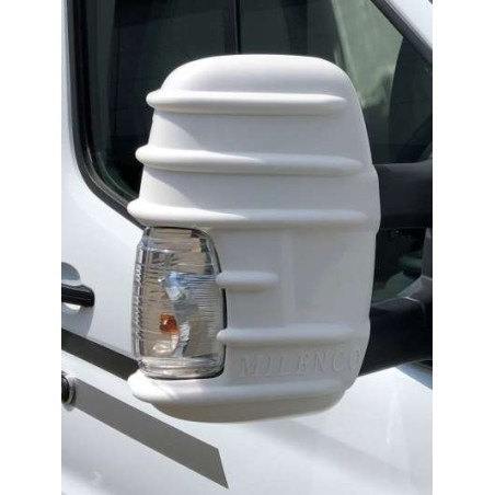 Coques Protection Rétroviseur Transit Blanc x2 – Montage Facile & Protection Anti-Chocs