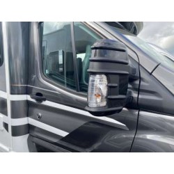 Coques Protection Rétroviseur Transit Noir x2 – Montage Facile & Protection Anti-Chocs
