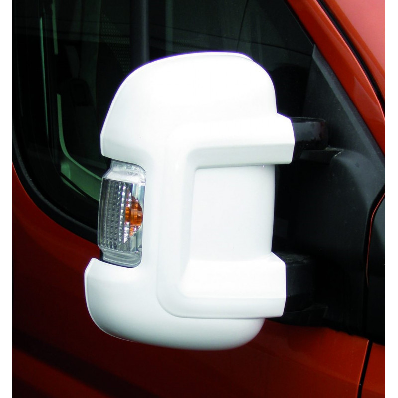 Coque protection rétroviseur bras court Ducato blanc jusqu'à 2025 x2 - M4732