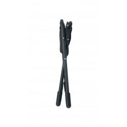 Repose-pieds Tex Supreme Alu Largeur 42 cm Gris - Confort Ergonomique et Compact