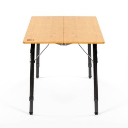 Table de Camping VICKYWOOD Bambou - Robuste et Légère pour Camping et Pique-niques