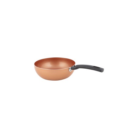 WOK TELLEFSON - Ø26CM - Poignée amovible - Revêtement céramique résistant