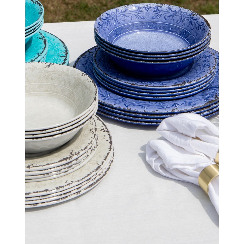 BOL STONE LINE - MELAMINE - Ø 19CM - 1 PC (Turquoise / Azur / Sable) - Gimex BOL STONE LINE - MELAMINE - Ø 19CM - 1 PC (Turquoise / Azur / Sable) - Gimex