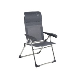 Fauteuil Classic Compact avec Appui-tête Crespo Plat Gris - Confort et Compacité