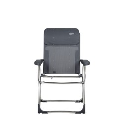Fauteuil Classic Compact avec Appui-tête Crespo Plat Gris - Confort et Compacité