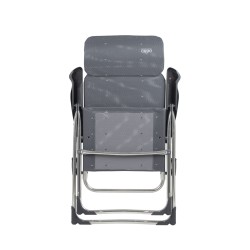 Fauteuil Classic Compact avec Appui-tête Crespo Plat Gris - Confort et Compacité