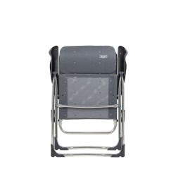 Fauteuil Classic Compact avec Appui-tête Crespo Plat Gris - Confort et Compacité