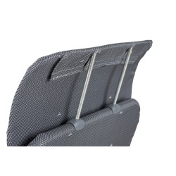 Fauteuil Classic Compact avec Appui-tête Crespo Plat Gris - Confort et Compacité