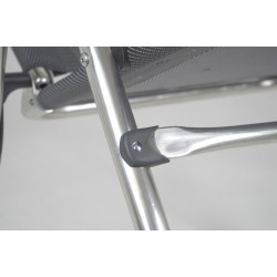 Fauteuil Classic Compact avec Appui-tête Crespo Plat Gris - Confort et Compacité