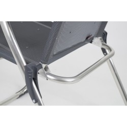 Fauteuil Classic Compact avec Appui-tête Crespo Plat Gris - Confort et Compacité