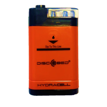MINI LAMPE HYDRACELL ORANGE/NOIRE X1 - Éclairage d'urgence écologique et réactivable