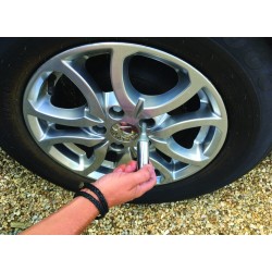 SABOT DE ROUE WRAITH 3 - CAMPING CAR - M7306 | Sécurité renforcée pour Fiat Ducato, Peugeot Boxer, Citroën Relay