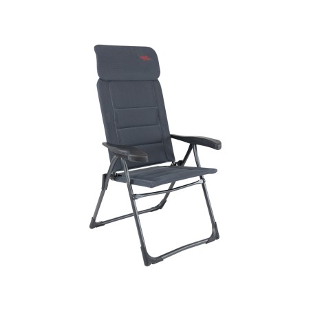 FAUTEUIL AIR DELUXE AVEC APPUI-TÊTE PLAT GRIS | Ultra-Compact et Confortable