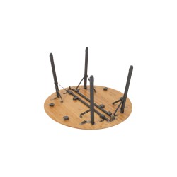 TABLE POUNDBURY RONDE PLIANTE - Ø 90 CM | Élégante et Pratique