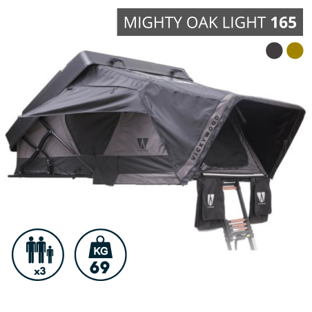 Tente de Toit Hybride Légère MIGHTY OAK LIGHT - 69 kg, Confort et Facilité d'Installation