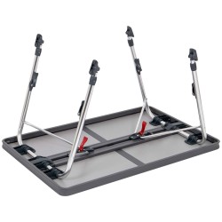 Table Rectangulaire Gris Alu Crespo – Pratique et Durable pour Camping