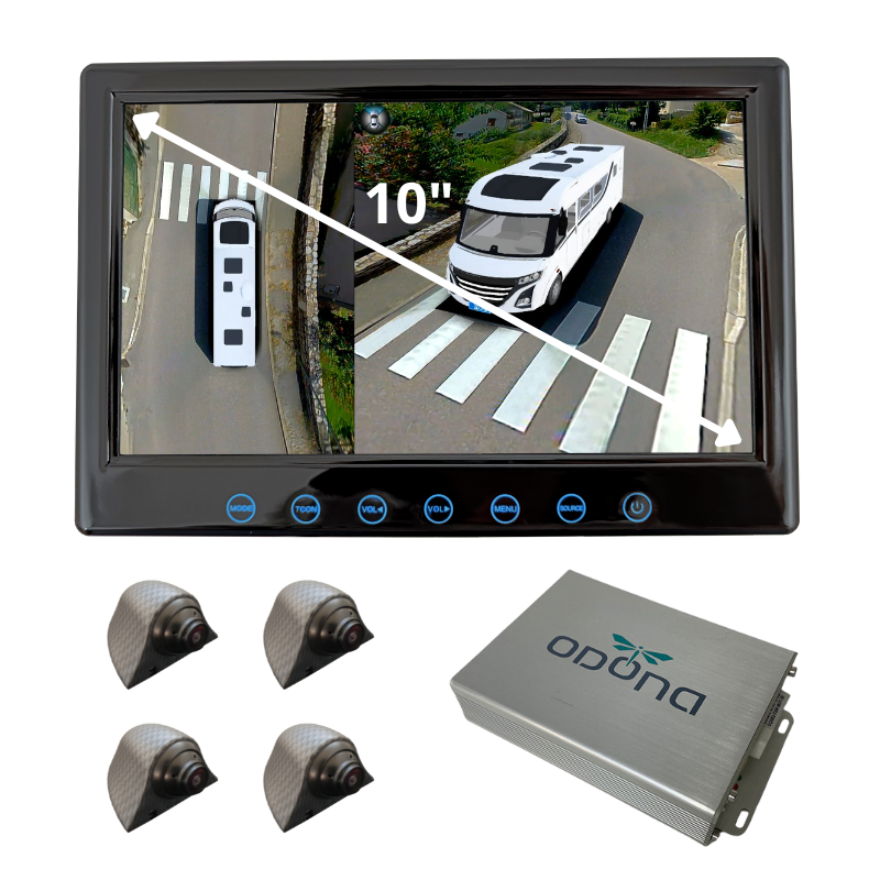 Système Caméra 360° Drone View 5 HDMI (Coques Carbones + Écran 10'') Système Caméra 360° Drone View 5 HDMI (Coques Carbones + Écran 10'')