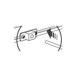 Support de store pour tente Cumaru 135 – Fixation rail T robuste et rapide