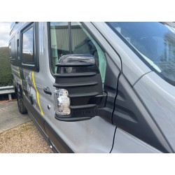 Coques rétroviseur Ford Transit bras court noir 2014+ | Pack x2 | M7528