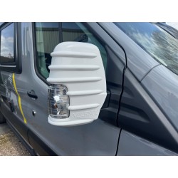 Coque protection rétroviseur Ford Transit bras court blanc 2014+ | Pack x2 | M7511